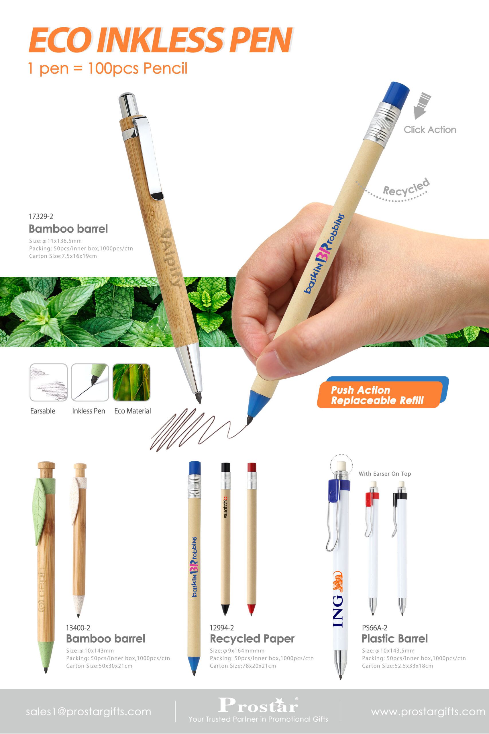 PUSH ECO INKLESS PEN