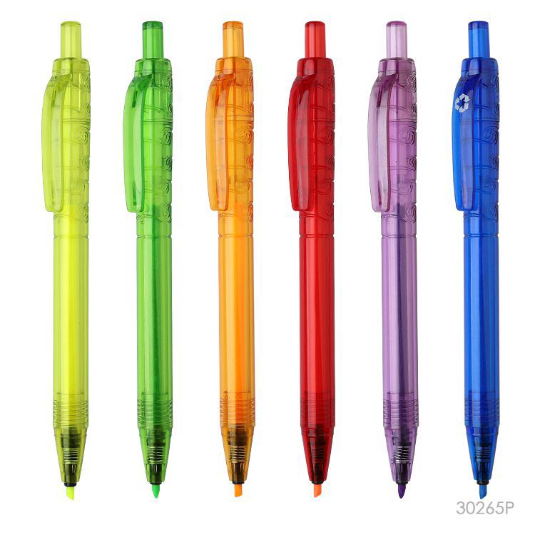 RPET material push highlighter - PROSTAR-Promotional Gifts